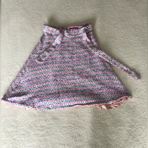 Matthew Williamson Sz 4 Cotton Tweed A Line Skirt